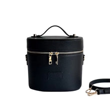 Load image into Gallery viewer, Oval Toiletry Bag - Black