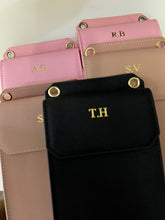 Load image into Gallery viewer, Desert Taupe Saffiano Leather Cross Body Bag