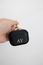 Load image into Gallery viewer, Leather Airpod Case Covers- Black