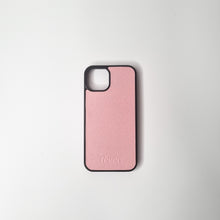 Load image into Gallery viewer, Pink Saffiano Leather Phone Case