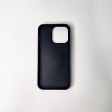 Load image into Gallery viewer, Black Saffiano Leather Phone Case