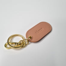 Load image into Gallery viewer, Oval Saffiano Keyring