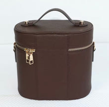 Load image into Gallery viewer, Oval Toiletry Bag - Espresso
