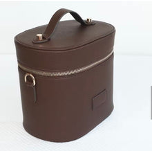 Load image into Gallery viewer, Oval Toiletry Bag - Espresso
