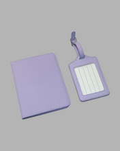 Load image into Gallery viewer, Heirloom Luggage Tag + Passport Holder Purple
