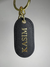 Load image into Gallery viewer, Oval Saffiano Keyring
