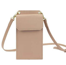 Load image into Gallery viewer, Desert Taupe Saffiano Leather Cross Body Bag
