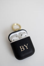 Load image into Gallery viewer, Leather Airpod Case Covers- Black
