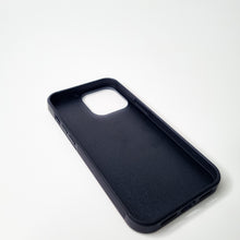 Load image into Gallery viewer, Black Saffiano Leather Phone Case
